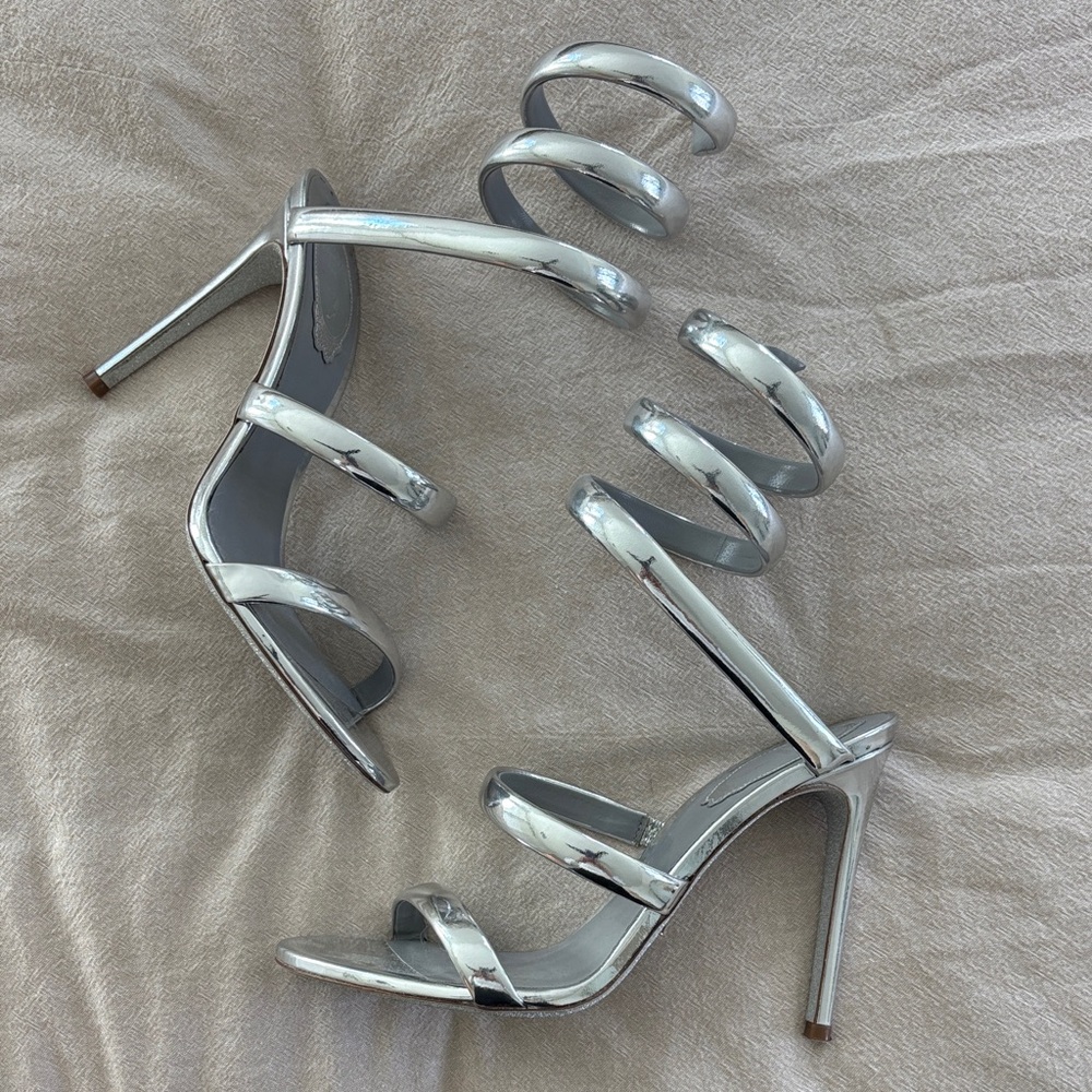 Rene Caovilla Cleo 100mm leather sandals